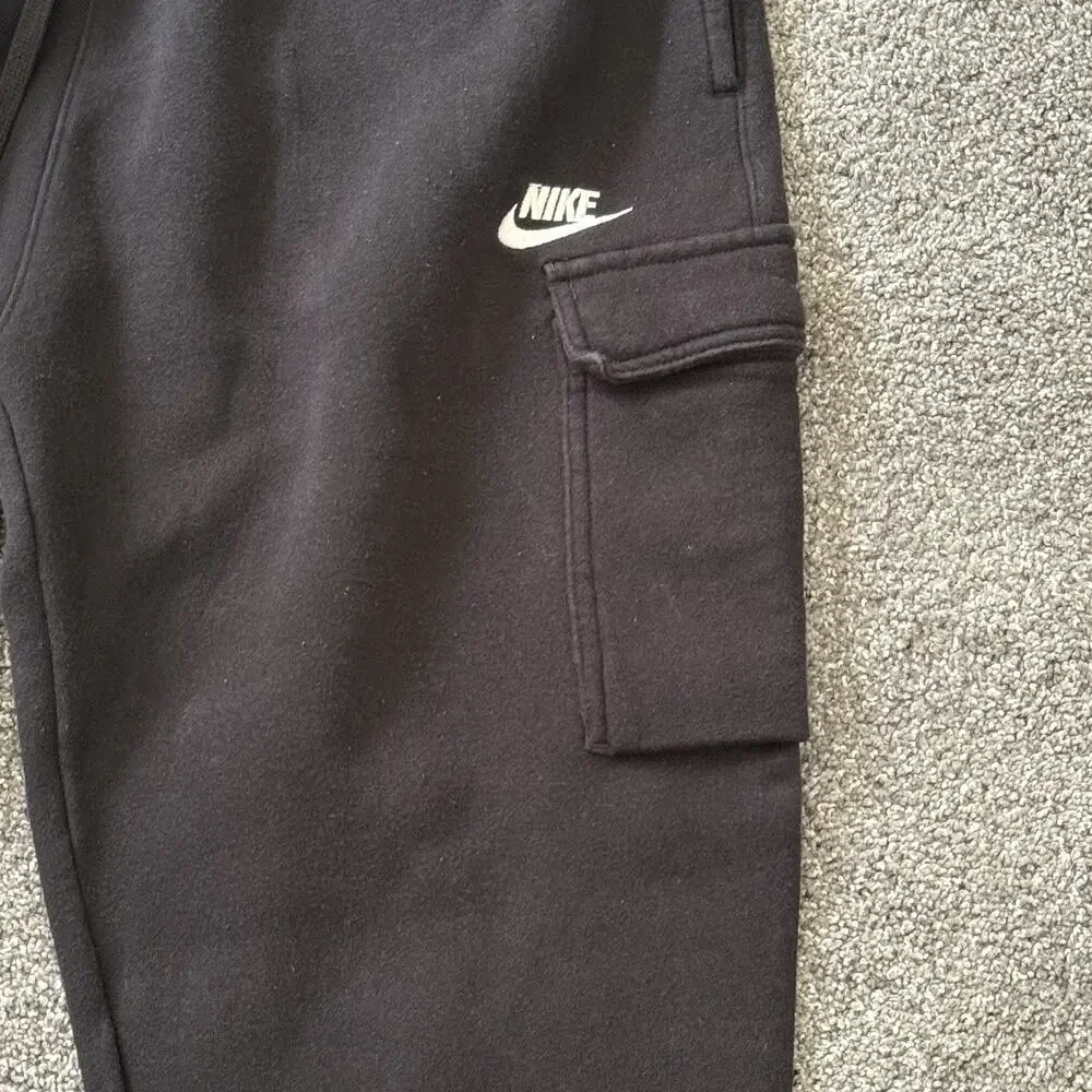 Nike Mens Sportswear Club Fleece Cargo Sweatpants Black XL Joggers CD3129-010